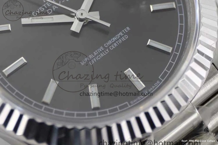 AAA Replica Watches Practical Best on 904L SS A Day TWF Bracelet Date 40mm SS Steel Grey 2358 Dial 1:1 Edition 0102